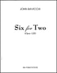 Six for Two, Op. 125 P.O.D. cover